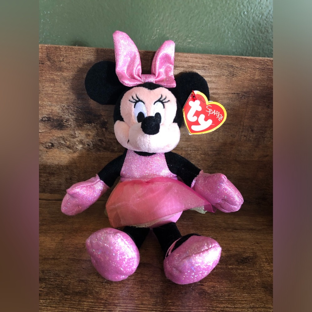 🎀 LIKE NEW WITH TAGS Disney Minnie Mouse TY Beanie
